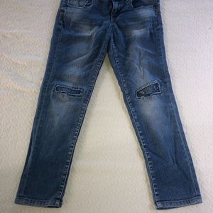 3/$20 Bundle Sale❗️One Pair Girls Boyfriend Jeans Sz 10 Regular Distressed Look